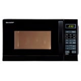 SHARP R-642BKW Comptoir Micro-onde combiné 20 L 800 W Noir, Four à micro-ondes Noir, Comptoir, Micro-onde combiné, 20 L, 800 W, Tactile, Noir