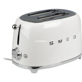 SMEG TSF01WHEU grille-pain 2 part(s) Blanc 950 W Blanc/en acier inoxydable, 2 part(s), Blanc, Acier, Plastique, Rotatif, 950 W, 220-240 V