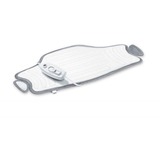 Sanitas SHK 55 Couverture chauffante électrique 100 W Gris, Blanc Velours, Coussin chauffant Blanc/gris, 590 mm, 300 mm, 420 g, Velours, Lavage en machine, 30 °C