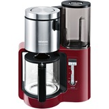 Siemens TC86304 machine à café Machine à café filtre 1,25 L, Machine à filtre Rouge/Noir, Machine à café filtre, 1,25 L, 1160 W, Noir, Rouge, Argent