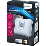 Siemens VZ41FGALL Accessoire et fourniture pour aspirateur Sac à poussière Aspirateur réservoir cylindrique, Sac pour aspirateur Sac à poussière, Aspirateur réservoir cylindrique, Blanc, Boîte, 4 pièce(s)