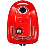 Siemens iQ300 VSP3AAAA Aspirateur Aspirateur réservoir cylindrique Sec 750 W Sac à poussière Rouge, 750 W, Aspirateur réservoir cylindrique, Sec, Sac à poussière, Filtre hygiénique, Filtrage