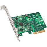 Sonnet BRD-UPGRTB3-SE2 carte et adaptateur d'interfaces Interne Thunderbolt 3 PCIe, Thunderbolt 3, Vert, Argent, 40 Gbit/s, 1,75 Gbit/s, 0 - 35 °C