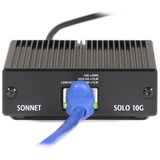Sonnet SOLO10G-TB3 carte réseau Ethernet 10000 Mbit/s Avec fil, Thunderbolt 3, Ethernet, 10000 Mbit/s, Noir