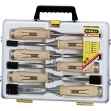 Stanley Jeu de Bailey® 6Pcs, Ciseau à mortaise Bois, Assortiment de ciseaux, Tranchant transversal, Bois, 6, 10, 12, 16, 20, 25 mm