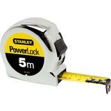 Stanley MESURE POWERLOCK, Mètre à ruban Argent/Jaune