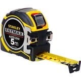 Stanley Ruban à mesurer FATMAX PRO Autolock, 5 mètres, Mètre à ruban Noir/Jaune