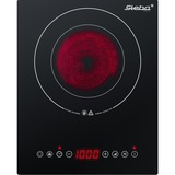 Steba HK 30 Noir, Acier inoxydable Comptoir Céramique 1 zone(s), Plaque chauffante Noir/Argent, Noir, Acier inoxydable, Comptoir, Céramique, Verre-céramique, 1 zone(s), 1 zone(s)