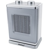 Steba KH 4 Intérieure Argent, Blanc 1800 W Chauffage de ventilateur électrique, Radiateur soufflant Blanc/Argent, Chauffage de ventilateur électrique, Vitrocéramique, Intérieure, Sol, Argent, Blanc, Rotatif