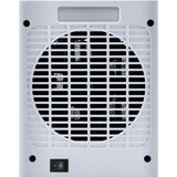 Steba KH 4 Intérieure Argent, Blanc 1800 W Chauffage de ventilateur électrique, Radiateur soufflant Blanc/Argent, Chauffage de ventilateur électrique, Vitrocéramique, Intérieure, Sol, Argent, Blanc, Rotatif