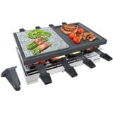 Steba RC 88 8 personne(s) 1200 W, Raclette Acier inoxydable/Noir, 1200 W, 140 mm, 240 mm, 405 mm, 6,5 kg