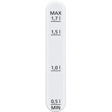 Steba WK 11 bouilloire 1,7 L 2200 W Blanc Blanc/en acier inoxydable, 1,7 L, 2200 W, Blanc, Plastique, Acier inoxydable, Thermostat réglable, Indicateur de niveau d'eau