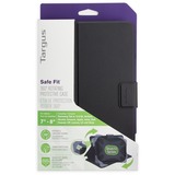 Targus SafeFit 7-8" 20,3 cm (8") Folio Noir, Housse pour tablette Noir, Folio, Toutes marques, 20,3 cm (8"), 240 g