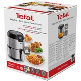 Tefal Easy Fry EY401D friteuse Unique 4,2 L Autonome 1500 W Friteuse d’air chaud Noir, Acier inoxydable, Friteuse à air chaud Acier inoxydable/Noir, Friteuse d’air chaud, 4,2 L, 1,2 kg, 80 °C, 200 °C, 6 personne(s)