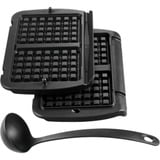 Tefal GC716D Gril de contact, Grill à contact Argent/Noir, Noir, Métallique, Acier inoxydable, Dessus de table, Boutons, Plaque, 300 x 200 mm