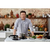 Tefal Jamie Oliver Ingenio lot de casseroles 3 pièce(s), Ensemble de pot Acier inoxydable, Acier inoxydable, Acier inoxydable, Titanium Excellence, Noir, Acier inoxydable, 250 °C, Thermo-Spot