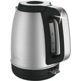 Tefal KI280D bouilloire 1,7 L 2400 W Noir, Acier inoxydable Acier inoxydable/Noir, 1,7 L, 2400 W, Noir, Acier inoxydable, Acier inoxydable, Indicateur de niveau d'eau, Sans fil
