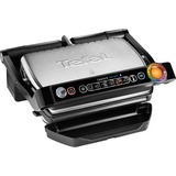 Tefal OptiGrill Smart GC730D, Grill à contact Noir/Argent