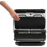 Tefal OptiGrill+ XL GC724D grill à contact électrique Acier inoxydable brossé/Noir