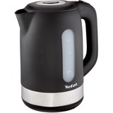 Tefal Snow KO3308 bouilloire 1,7 L 2400 W Noir Acier inoxydable/Noir, 1,7 L, 2400 W, Noir, Indicateur de niveau d'eau, Sans fil, Filtrage