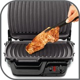Tefal Ultra Compact 600 Classic GC3050, Grill à contact Argent/Noir