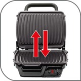 Tefal Ultra Compact 600 Classic GC3050, Grill à contact Argent/Noir