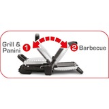 Tefal Ultra Compact 600 Classic GC3050, Grill à contact Argent/Noir