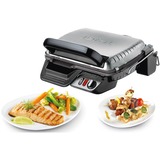 Tefal Ultra Compact 600 Comfort GC3060 Gril de contact grill à contact électrique Acier inoxydable/Noir, Noir, Acier inoxydable, Rectangulaire, Aluminium, 2000 W, 210 mm, 383 mm
