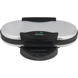 Tefal WM 311D 10 gauffre(s) 1300 W Noir, Acier inoxydable, Machine à gauffre Argent/Noir, 1300 W