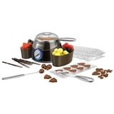 Unold 48667 appareil à chocolat 0,25 L Casserole, Fondue Marron/Argent, Casserole, 0,25 L, Marron, Argent, Plastique, 115 °C, 0,75 m