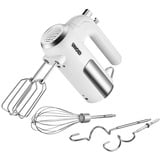 Unold 78710 mixeur Batteur à main 450 W Chrome, Blanc, Mélangeur à main Blanc/en acier inoxydable, Batteur à main, Chrome, Blanc, Batteur, Pétrisseur, Mélange, 1,15 m, Plastique, Acier inoxydable, 450 W
