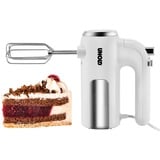 Unold 78710 mixeur Batteur à main 450 W Chrome, Blanc, Mélangeur à main Blanc/en acier inoxydable, Batteur à main, Chrome, Blanc, Batteur, Pétrisseur, Mélange, 1,15 m, Plastique, Acier inoxydable, 450 W