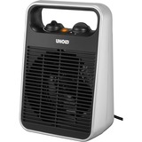 Unold 86106 appareil de chauffage Chauffage soufflant Noir, Argent 2000 W, Radiateur soufflant Noir/Argent, Chauffage soufflant, 1,5 m, Sol, Table, Noir, Argent, Plastique, Rotatif