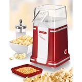 Unold Classic machine à popcorn 900 W Rouge, Argent, Blanc Rouge/Blanc, 900 W, 220 - 240 V, 50 - 60 Hz, 200 x 160 x 300 mm, 901 g