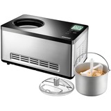 Unold Machine à glace Gusto 48845, Sorbetière Acier inoxydable/Noir