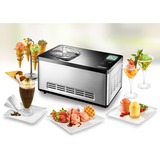 Unold Machine à glace Gusto 48845, Sorbetière Acier inoxydable/Noir