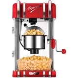 Unold Retro machine à popcorn 300 W Rouge, Argent 300 W, 220 - 240 V, 50 - 60 Hz, 250 x 286 x 433 mm, 3,2 kg