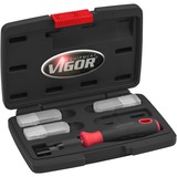 VIGOR Grattoir Noir/Rouge