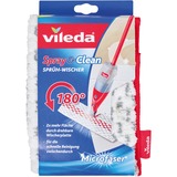 Vileda Recharge pour Spray & Clean, Couverture de l’essuie-glace Blanc/Rouge