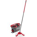 Vileda Turbo EasyWring & Clean Complete, Serpillère Noir/Rouge