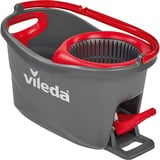 Vileda Turbo EasyWring & Clean Complete, Serpillère Noir/Rouge