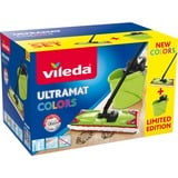 Vileda Ultramat Colors 2en1 Complete, Serpillère Vert/Noir