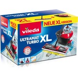 Vileda Ultramat XL Turbo Complete Box, Serpillère Noir/Rouge