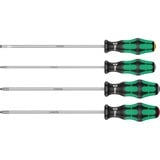 Wera 335/350/355/4 Jeu Tournevis multifonctionnel Noir/Vert, 420 mm, 81 mm, 42 mm, 472 g, Noir/Vert