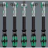 Wera 8100 SA 2 Jeu cliquet Zyklop Speed à emmanchement 1/4", Set d'outils Noir/Vert, Ensemble de clés à douille, 42 pièce(s), Noir, Chrome, Vert, CE, Manche de clé