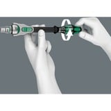 Wera 8100 SA 2 Jeu cliquet Zyklop Speed à emmanchement 1/4", Set d'outils Noir/Vert, Ensemble de clés à douille, 42 pièce(s), Noir, Chrome, Vert, CE, Manche de clé