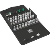 Wera 8100 SA All-in Ensemble de clés à douille 42 pièce(s), Set d'outils Noir/Vert, Ensemble de clés à douille, 42 pièce(s), Noir, Chrome, Vert, Manche de clé, 1 pièce(s), 1/4"