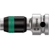 Wera 8784 B1 ADAPTER ZYKLOP, 3/8” adaptateur et rallonge pour clés 1 pièce(s) Adaptateur de douille Chrome/Noir, 3/8”, Article unique, Adaptateur de douille, Acier inoxydable, Chrome, 111 mm, 20 mm