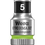 Wera Belt A 1 Ensemble de douilles, Clés mixtes à cliquet Noir, Ensemble de douilles, 1/4", Métrique, 9 tête(s), 4,4.5,5,5.5,6,7,8,10,13 mm, 1/4"