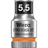 Wera Ceinture A 1 Jeu de douilles Zyklop, Clés mixtes à cliquet Noir, 10 pièces, avec fonction de maintien, avec entraînement 1/4